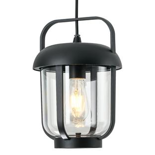 Suspension extérieure design Lo Select Glow Noir Aluminium 7654A