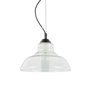 Suspension industrielle Ideal lux Bistro Noir Métal 112336