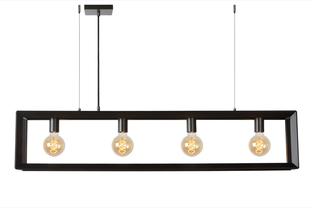 Suspension industrielle Lucide Thor Gris Métal 73402/04/15