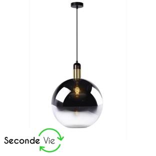 Suspension industrielle - Reconditionnée JULIUS  -Noir Métal - Lucide - LOL-34438/40/65