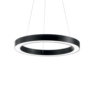 Suspension led Ideal lux Oracle Noir Aluminium 222103