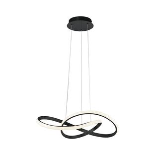 Suspension led Leuchten Direkt Maria Noir Métal 15402-18