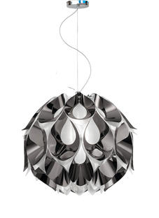 Suspension led Slamp Flora Chrome Technopolymère FLO85SOS0002PE000