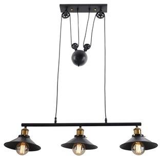 Suspensions 1 lampes design Näve Cottage Noir Métal 7063222