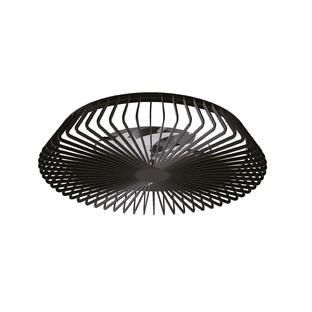 Ventilateur de plafond avec éclairage led Mantra Himalaya Noir Acrylique 7121
