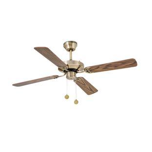 Ventilateur de plafond design Faro Yakarta Laiton Acier 33711