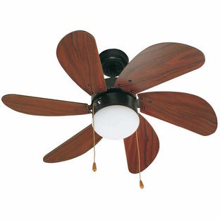 Ventilateur de plafond Faro Palao Marron Bois 33185