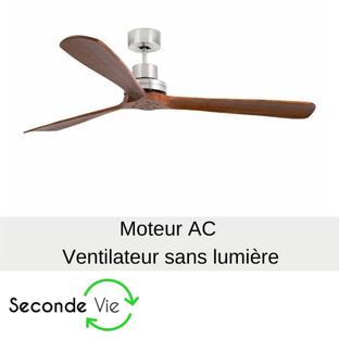 Ventilateur de plafond Lantau Faro - Reconditionnée Lo Retour Nickel satiné Metal LOL-33464