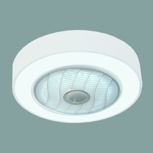 Ventilateur de plafond led blanc ACB Blaast Blanc Polycarbonate V2512503B