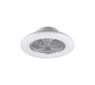 Ventilateur de plafond Trio Stralsund Titane Plastique R62522187