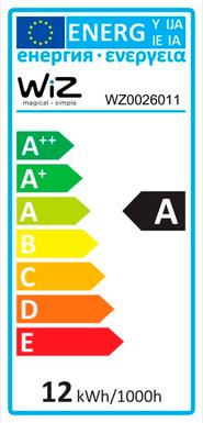 Ampoule E27 Led connectée Wiz Blanc Plastique 653485