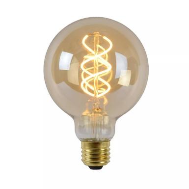 Ampoule filament ambre E27 LED - Lucide G95- 49032/05/62