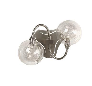 Applique 2 lampes design Cvl Gaia Nickel Laiton massif Gaia APL 2 nickel S100