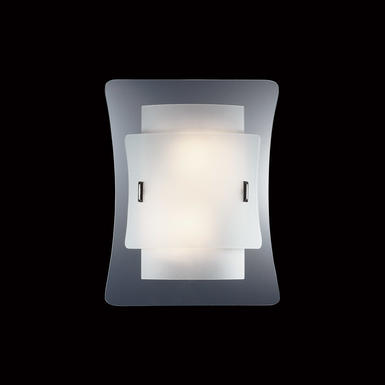 Applique 2 lampes design Ideal lux Triploo Verre 026480