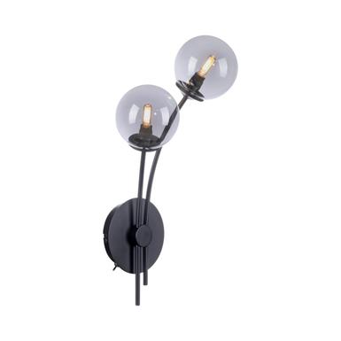 Applique 2 lampes design Neuhaus Widow Noir Métal 9014-18
