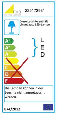 Applique 2 lampes design Trio Concha Blanc Métal 225172931