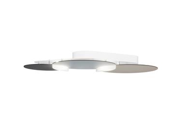 Applique 2 lumières led Grossmann Circ Graphite / Argenté Aluminium 52-829-157