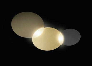 Applique 2 lumières led Grossmann Circ Bronze / Laiton Aluminium 52-829-168