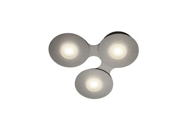 Applique 3 lumières led Grossmann Disc Gris argenté Aluminium 73-830-091