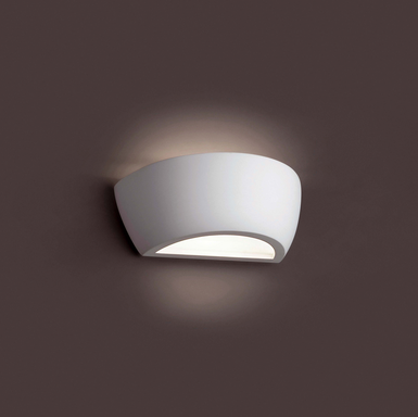 Applique design blanche 63173 Eaco -3 60 W Faro EACO-3 Blanc Plâtre 63173