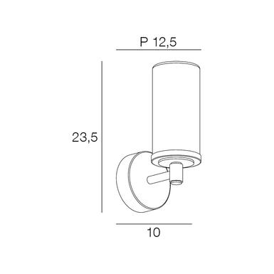 Applique design Corep Eden Laiton Verre 655738