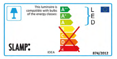 Applique design Slamp Idea Chrome Technopolymère IDE98APP0000MR000