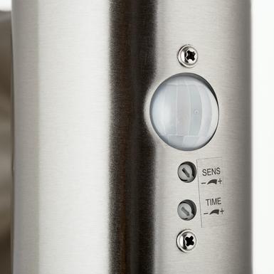 Applique extérieure avec détecteur Brilliant Bole Nickel metal inoxydable G96131/82