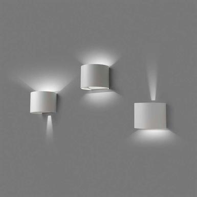 Applique extérieure bidirectionelle Faro Sunset Blanc 01 Aluminium 70686