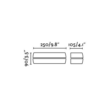 Applique extérieure bidirectionnelle Faro Dragma Gris anthracite Aluminium 71362L