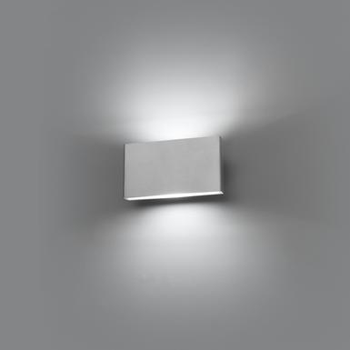 Applique extérieure bidirectionnelle led Faro Kaula Nickel mat acier inoxydable 70406