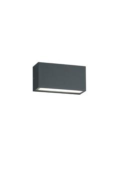 Applique extérieure bidirectionnelle Trio Trent Gris anthracite Aluminium 226960242