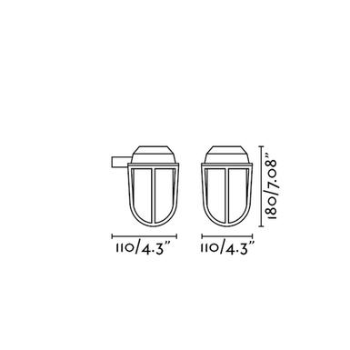 Applique extérieure classique Faro Borda Bruni Laiton 70997