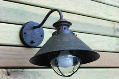 Applique extérieure classique Faro nautica Marron Fer 71110