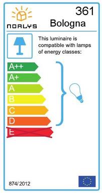 Applique extérieure classique Norlys BOLOGNA fonte d'aluminium 361