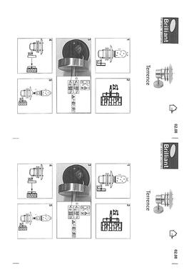 Applique extérieure design Brilliant Terrence Acier 45781/82