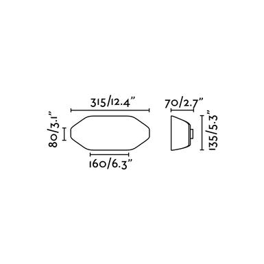 Applique extérieure design Faro Future Blanc Polycarbonate 71516