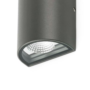 Applique extérieure led Faro Natron Gris anthracite Aluminium 70811