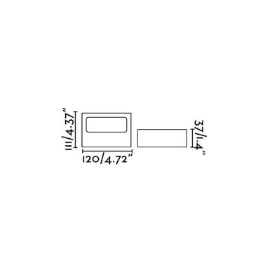 Applique extérieure led Faro Taima Gris anthracite Aluminium 71388