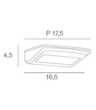 Applique Extérieure led Little Garden Sweet Home Noir Polycarbonate 654290