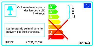 Applique extérieure led Lucide Tenso solar Gris anthracite Aluminium 27891/02/30