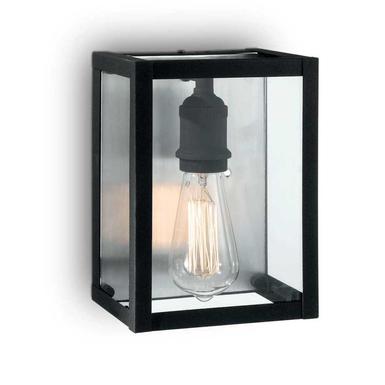 Applique industrielle Ideal lux Igor Noir Métal + Verre 092836
