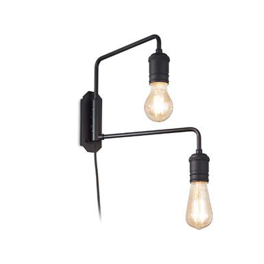 Applique industrielle Triumph - 2xE27 - Noir - Ideal lux 242385