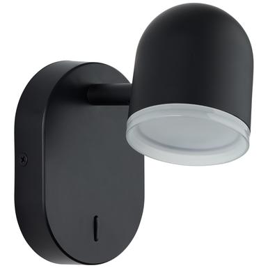 Applique led Brilliant Gretchen Noir Métal G82411/06