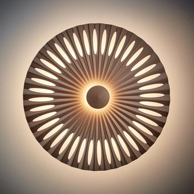 Applique led Brilliant Phinx Marron Aluminium G97051/20