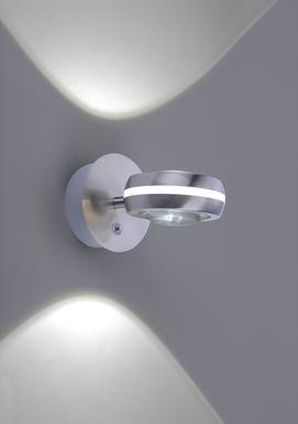 Applique led connectée Trio Vista Nickel satiné Métal 255410207