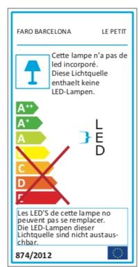 Applique Le Petit - Led - Or/Métal - Faro - 62163