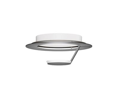 Applique led Grossmann Flat Gris / Gris argenté Aluminium 51-828-168