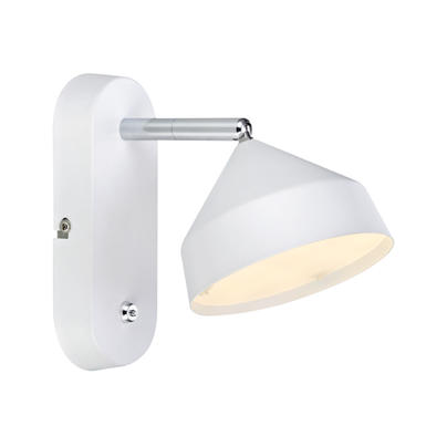 Applique led Markslöjd Tratt Blanc Métal 105801