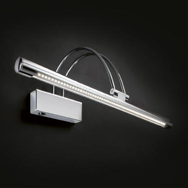 Applique tableau led Ideal lux bow Chrome Acier 007045