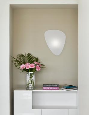 Applique Screen H 42 cm - Papier Murano - Blanc - Market set - 654555